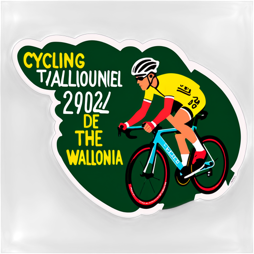 Ontdek het Adembenemende Wallonië: De Tour de Wallonie 2024 Sticker die je niet wilt missen!