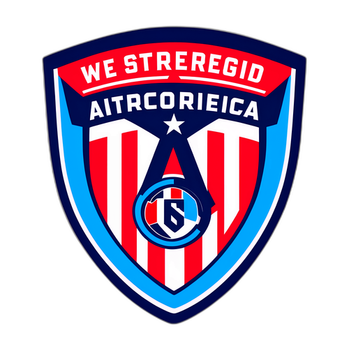 Thiết kế nhãn dán với biểu tượng Atletico Madrid