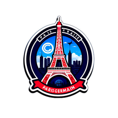 Logo Paris Saint-Germain Futuristik