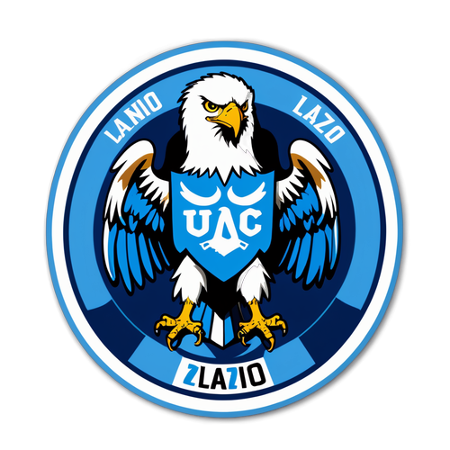 Stiker Bergaya untuk Penggemar Lazio