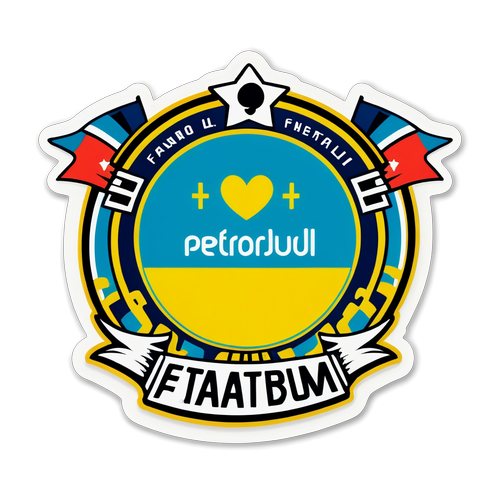 Inima Fotbalului: Sticker Retro Petrolul