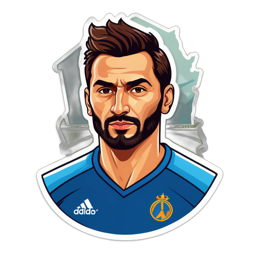 Stylized Portrait Sticker of Alperen Şengün