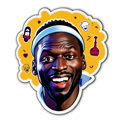 Omar Sy Komödie Aufkleber