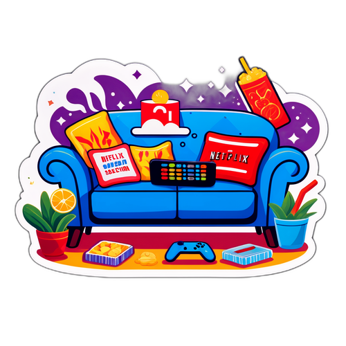 Fun Stickers z Netflixem i Przekąskami