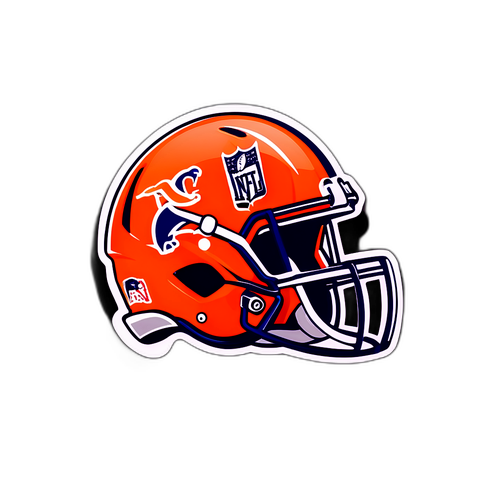 Sticker mit NFL-Logo und Fans