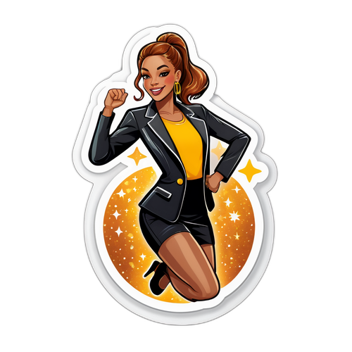 מדבקה חיה של אמבר גלן