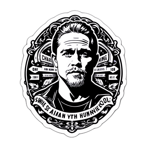 Şık Bir Tipografi Tasarımı: Charlie Hunnam'ın En Sevilen Alıntılarından Biri