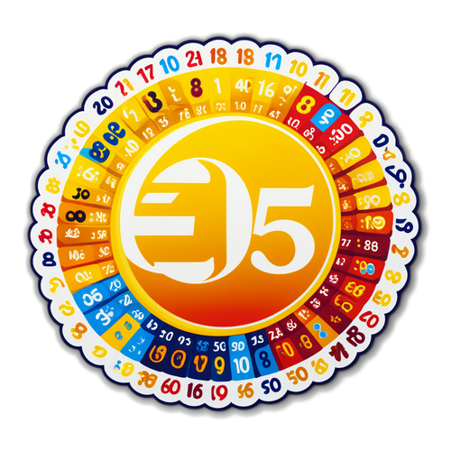 Stylistisches Euro Millionen Lotto-Ticket