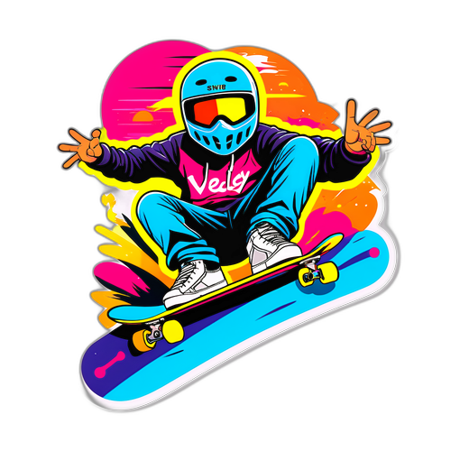 Skateboarder i Aktion