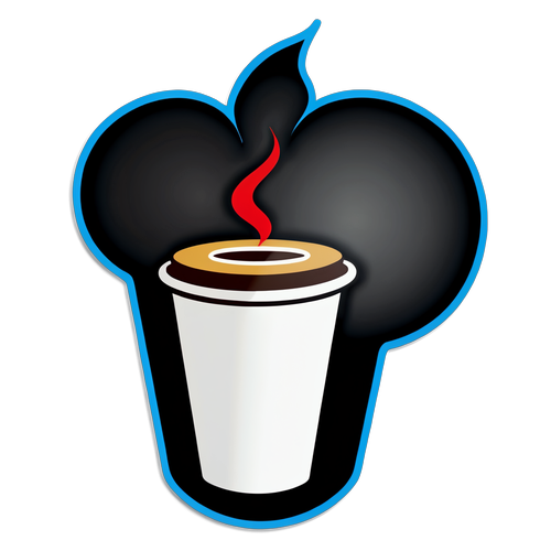 咖啡杯与爱心形状