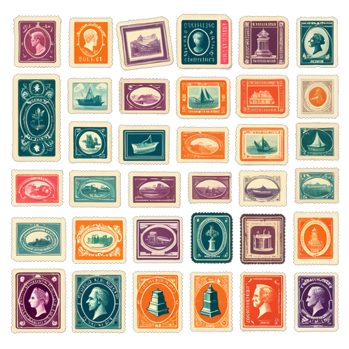 古董郵票收藏套裝
