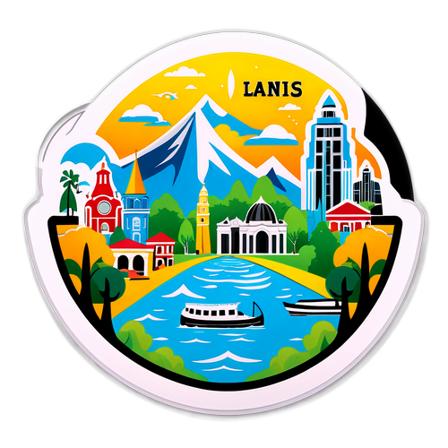 Stiker Perjalanan Lanus