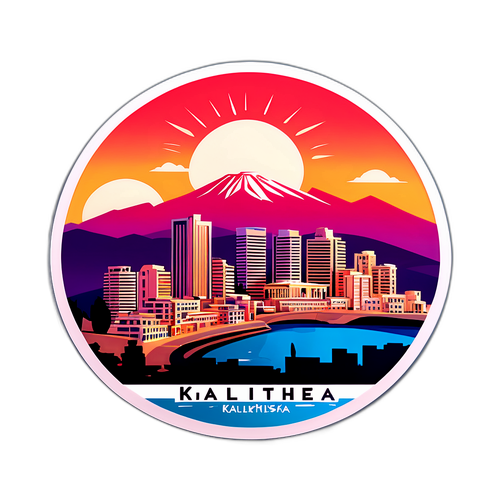 Ηλιοβασίλεμα στην Καλλιθέα