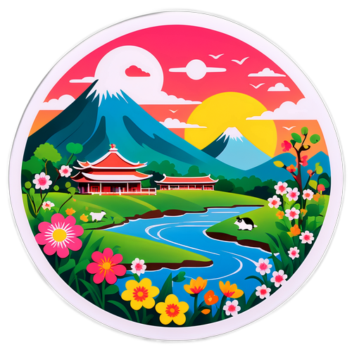 美麗的嘉義風景與清新天氣
