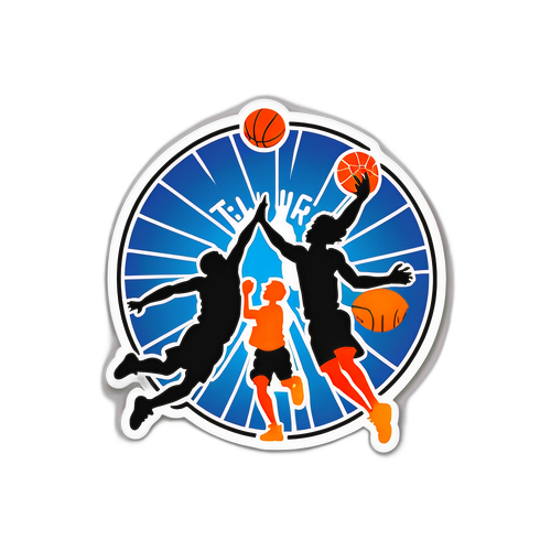 Motibasyonal na Sticker para sa mga Tagahanga ng Basketball