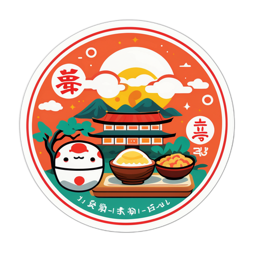 広島の名物を紹介するかわいいステッカー