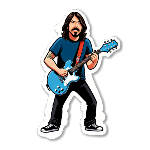 Rockige Leidenschaft: Dave Grohl in Aktion