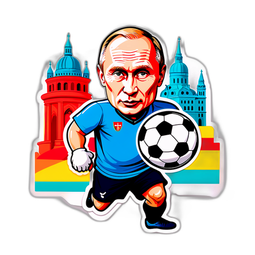 Autocolant jucător de fotbal