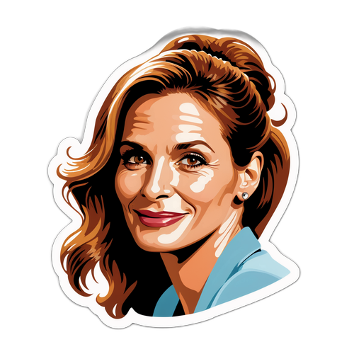 Ein künstlerisches Porträt von Julia Roberts