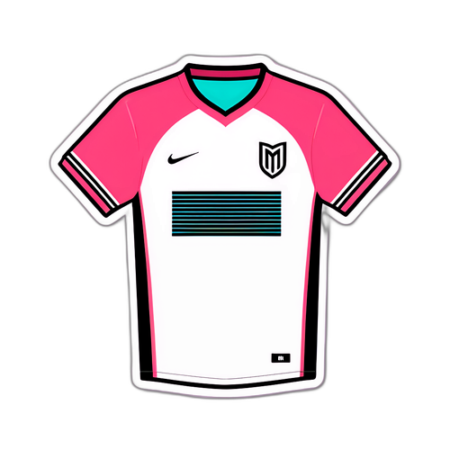 Áo bóng đá retro phong cách Miami cho sticker Inter Miami