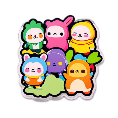 Kıskanmak Karakterleri Sticker