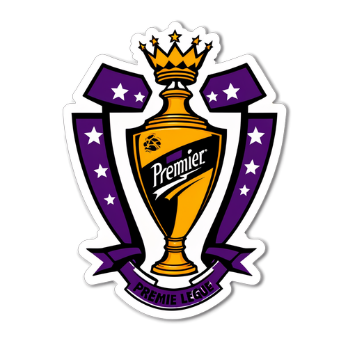 Premier League Trophy Sticker