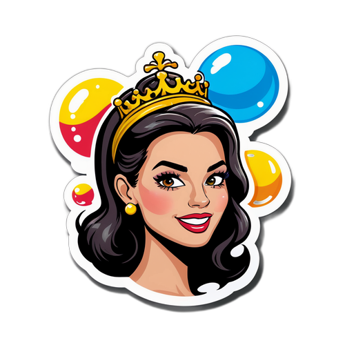 Miss België met Bubbels
