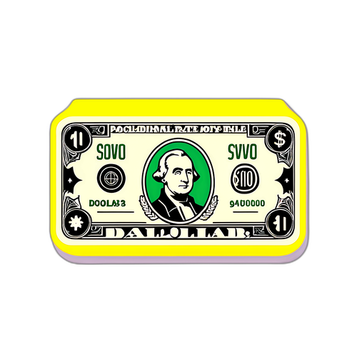 Ілюстрація долара з українськими мотивами