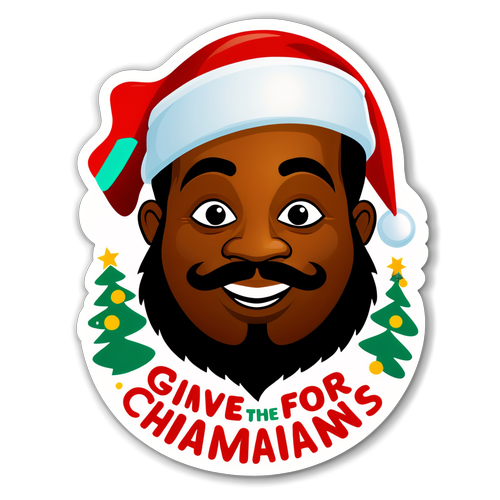 Sticker voor 3FM Serious Request: Kerst en Geef voor de Ghanaians