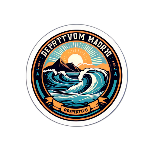 Sticker Retro Deportivo Madryn