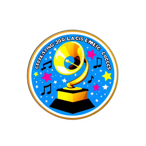 ग्रामmy अवार्ड स्टिकर