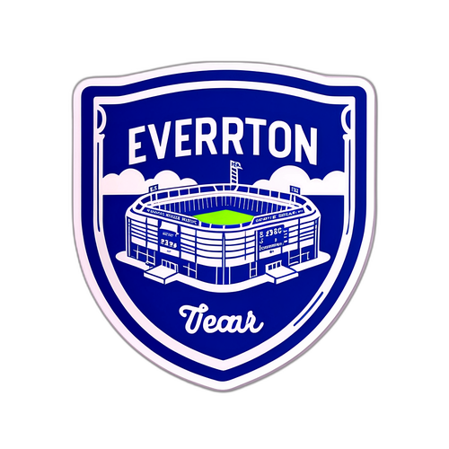 Sticker ya Everton ya Nyakati za Kale