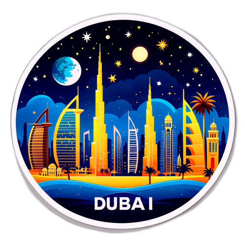 Dubai nocą