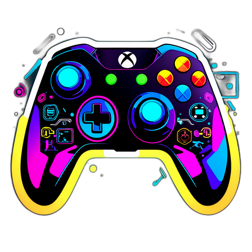 Design futuriste pour manette Xbox