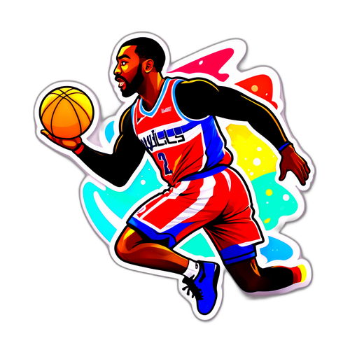 Dynamic Dunk Action Sticker