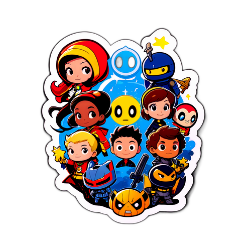 Autocollant inspiré de la série 'Demain nous appartient'