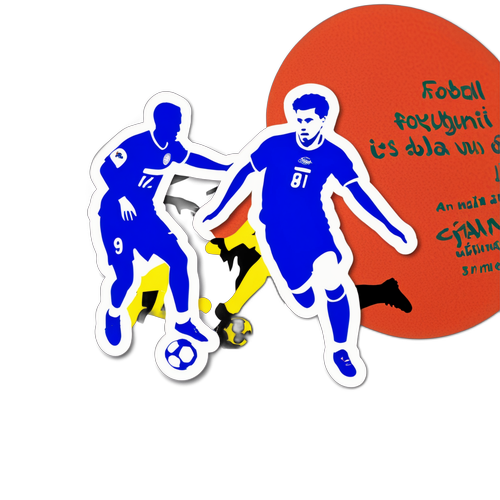 Силуети гравців на фоні Копичинців з написом 'Футбол по-своєму'