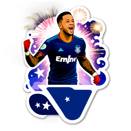 Memphis Depay: A Glorious Goal Celebration with Fireworks – A Moment to Remember!