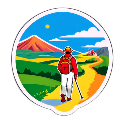 Checco Zalone lungo il Camino de Santiago