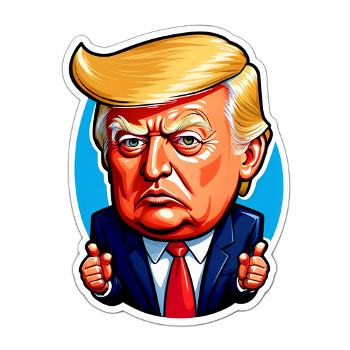 Trump karikatúra politikai vitákhoz