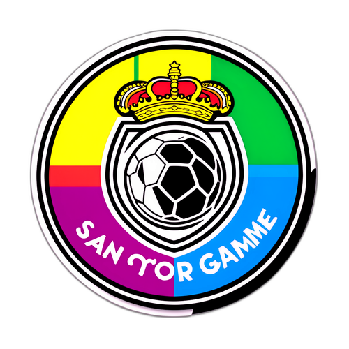 सांतोस एफसी लोगो स्टिकर