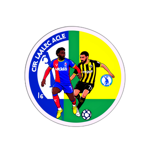 สติกเกอร์การแข่งขัน "คริสตัล พาเลซ พบ เออีเค ลาร์นาคา"