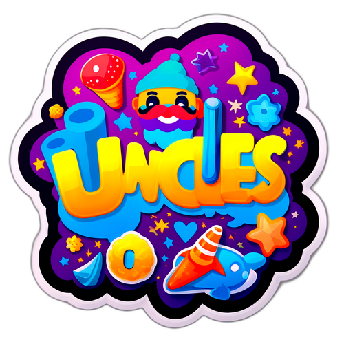 Leuke Oom Sticker