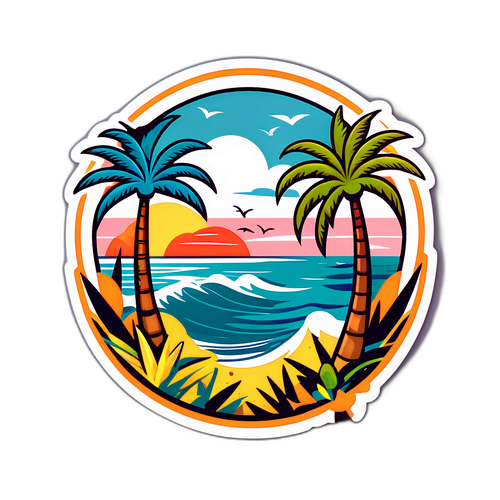 Autocollant inspiré de Diego Garcia