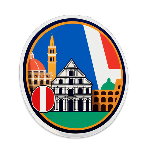 Sarjan A Maali! Tämä Sticker Yhdistää Ikoniset Italian Maamerkit ja Futisjoukkueet