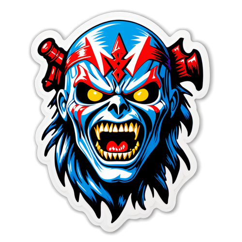 Sticker s motivem Iron Maiden