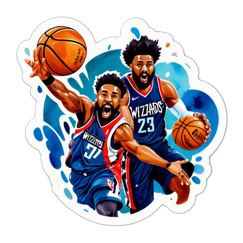 Sticker ng Matitinding Sandali sa Laban ng Wizards at Grizzlies