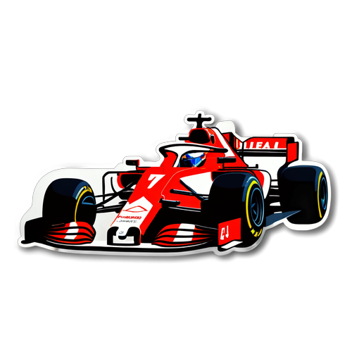 Charles Leclerc: Le Coup de Foudre de la Formula 1 en Sticker!