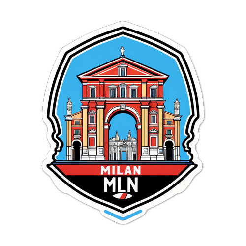 Мілан - Лаціо: Архітектурна Стикер