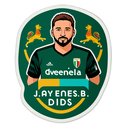 Transformasi Passion Sepak Bola: Sticker Minimalis Jay Idzes untuk Para Fans Venezia!